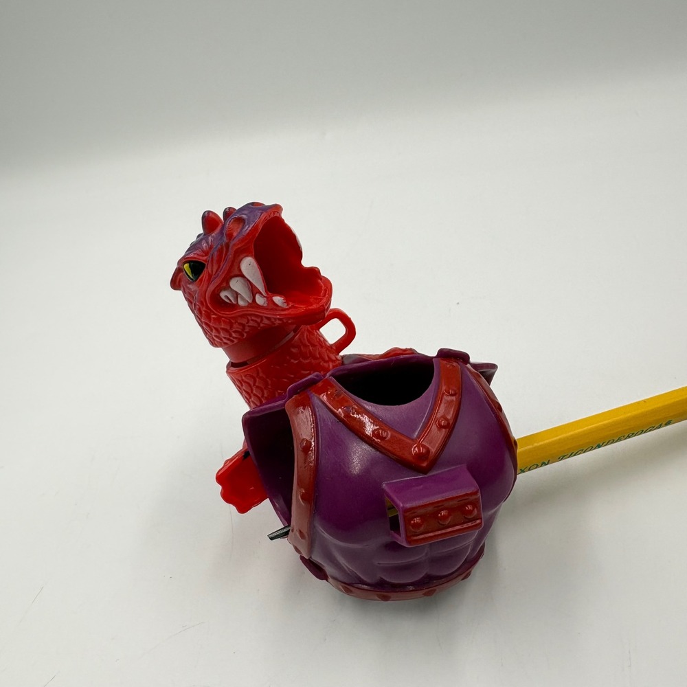 Mattel MOTU Dragon Blaster Armor 1984 Vintage He-Man Accessory Purple Red